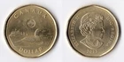 2022 CANADA LOONIE, ROYAL CANADIAN MINT $1 COIN, LAST QEII, CIRC., BUY CANADIAN