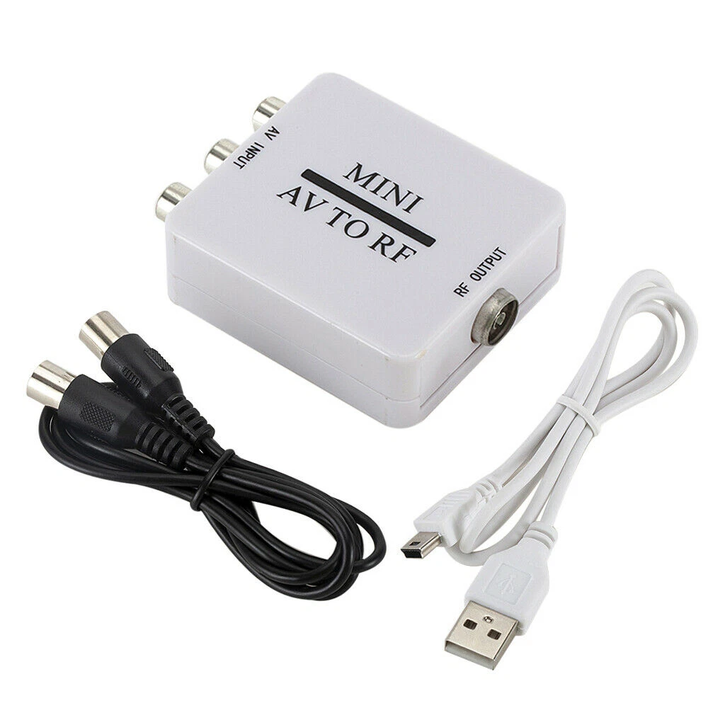 Video Cable RCA/Composite A/V to RF/Coax /Coaxial Converter Hdmi Modulator  TV