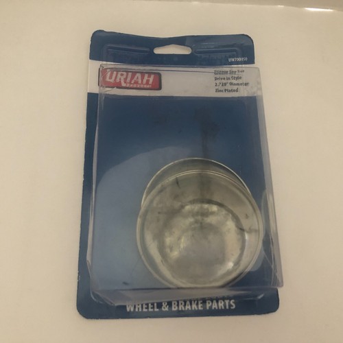 URIAH PRODUCTS 2PK 2.72" Grease Cap Set Drive in Style zinc Plated UW700050 - Picture 3 of 5
