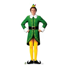 BUDDY Elf Will Ferrell Lifesize CARDBOARD CUTOUT Standup Standee Poster FREESHIP