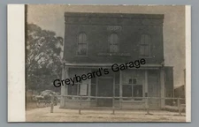 RPPC Devoe Bros Store IOOF ORWELL OH Ohio Vintage Real Photo Postcard