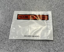 Packing List Envelopes, Adhesive Backing, New       4 1/2 X 5 1/2 Inches