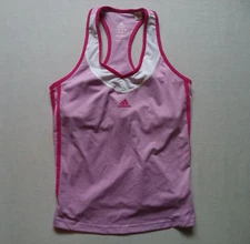 Womens ADIDAS Active Top Sz M sports muscle tank halter running fitness track