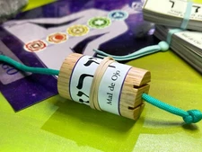 Péndulo Hebreo de 180 etiquetas en español con caja y extras (metutelet)