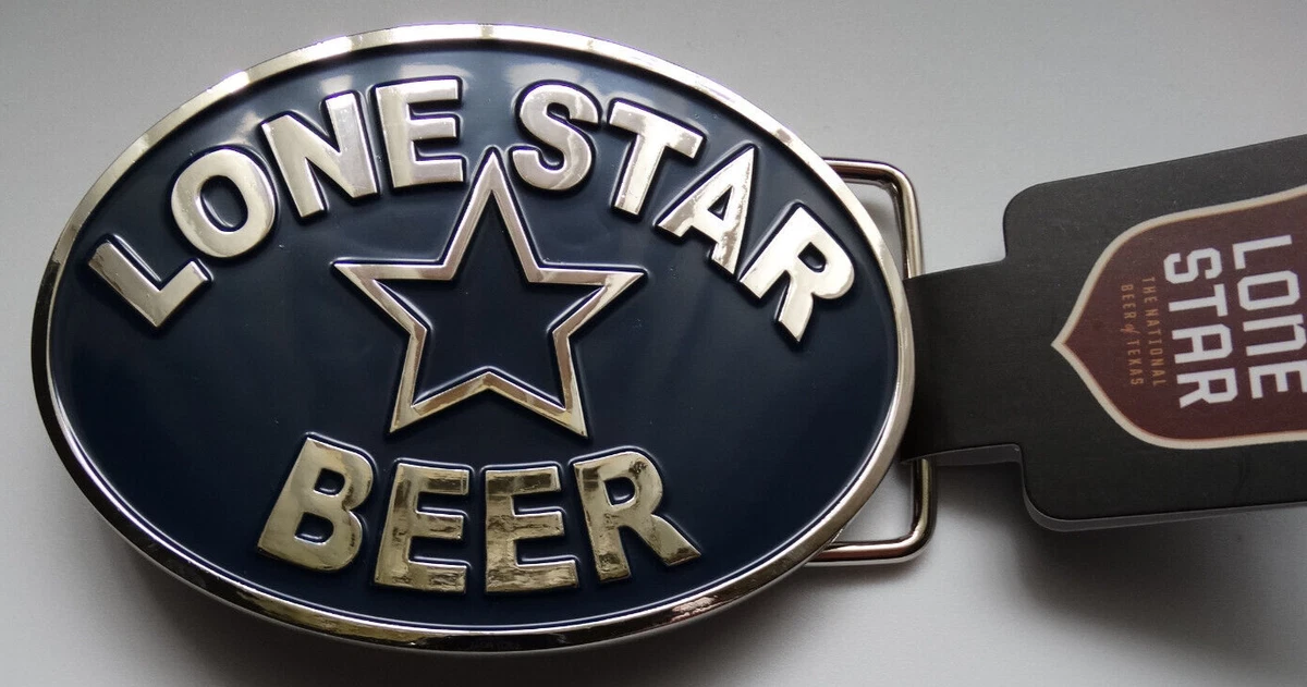 lone star beer belt buckle products for sale | eBay