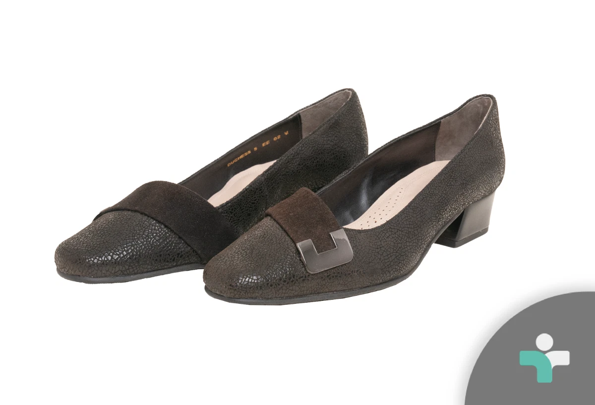 Van Dal Duchess Ladies Wide Fit Court Shoes Black RRP 85.00