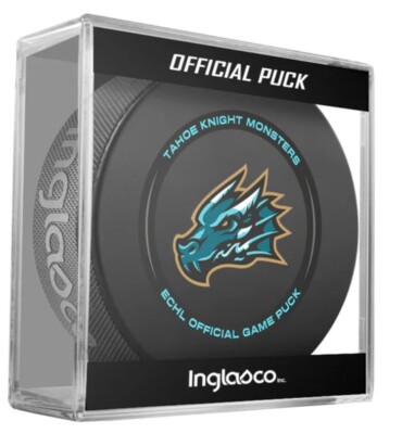 2025-26 TAHOE KNIGHT MONSTERS ECHL OFFICIAL GAME PUCK **VEGAS #2 FARM  TEAM** | eBay