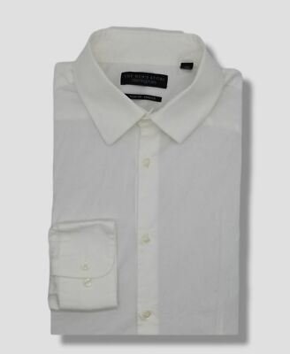 $98 Bloomingdale's 16 32/33 Men's Slim-Fit White Long-Sleeve Button Dress Shirt | eBay $98 Bloomingdale's 16 32/33 Men's Slim-Fit White Long-Sleeve Button Dress Shirt | eBay