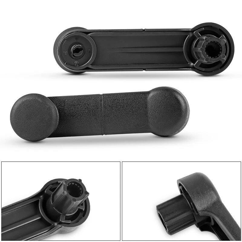 Manijas de ventana manuales interiores 2 piezas para Ford F150-250 F350 F450 F550 Super Duty Foto 2 de 4