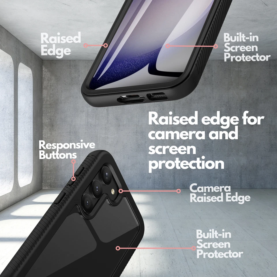 Funda CBUS Resistente con Protector de Pantalla Incorporado para Samsung Galaxy S23 Funda Foto 3 de 4