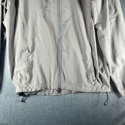 Peter Millar Mens Windbreaker Jacket Gray Element 4 Wind Size M Polyester Blend - Picture 3 of 14