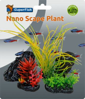 Superfish Nano Scape Set Plant Bonsai Bamboo Artificial Aquarium Decoration  | eBay