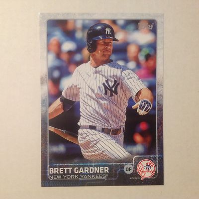 Brett Gardner #21 Ny Yankees # Ed bis / 99 Hergestellt 2015 5X7 Jumbo Menge