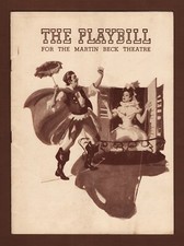 Alfred Lunt "THE PIRATE" Lynn Fontanne / Juanita Hall 1942 Opening Playbill