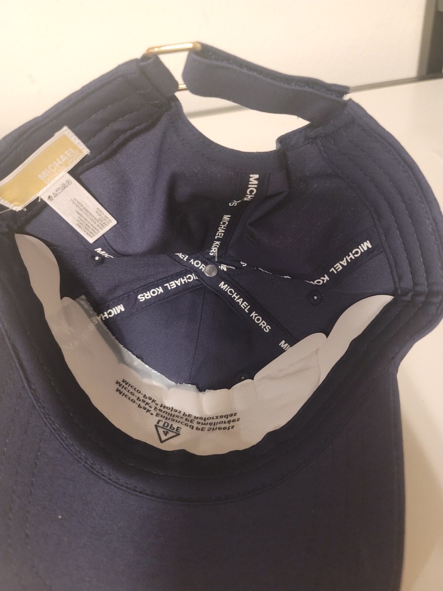 Michael Kors Black Navy blue/black  MK Logo Baseball Hat Cap s-l400.jpg main image 4