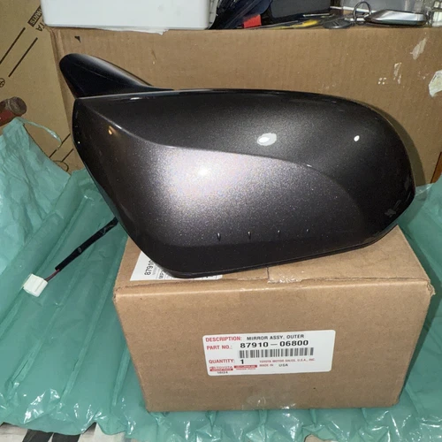 2018-2024 Toyota Camry  Right  Side Mirror , OEM New , Gray Color