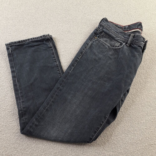 Tommy Hilfiger Jeans Mens W34 L32 Blue Hudson Casual Straight Regular Designer - Afbeelding 1 van 15