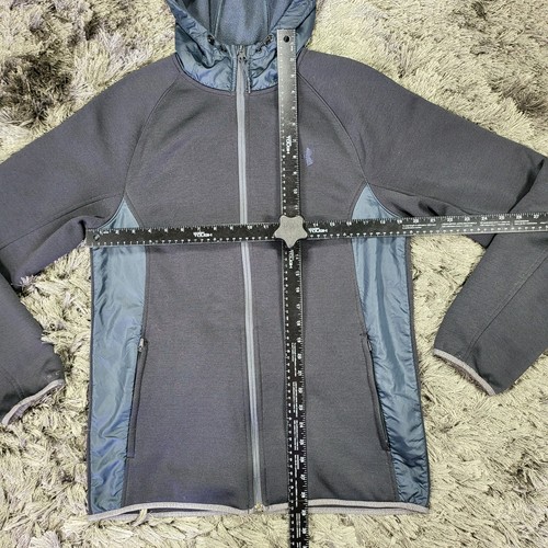 Under Armour Storm Jacket Men's Medium Black Blue Hooded Coldgear Logo Full-Zip - Picture 6 of 18