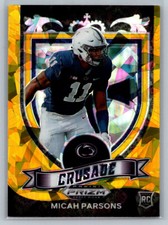 2021 Panini Prizm Draft Picks Prizms Gold Ice #175 Micah Parsons Cowboys TC2309
