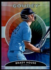2022 Goodwin Champions Goudey Platinum Rainbow Color Wheel #GP12 Brady House RC