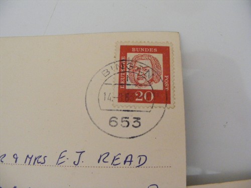 1957 Mecki & Wife Micki Character Hedgehogs Stamped German Postcards 4 In Lot - Picture 6 of 8