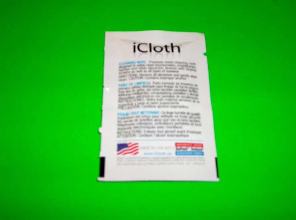 LIMPIADOR PANTALLA LCD ICLOTH PARA APPLE IPOD IPAD IPHONE 1 2 3G 3GS 4 4S 5 8 16 32 Foto 2 de 2