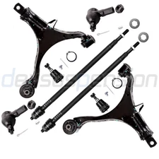 Front Lower Control Arm And Ball Joint Tie Rod End Fits 2002 03-2006 Honda CR-V