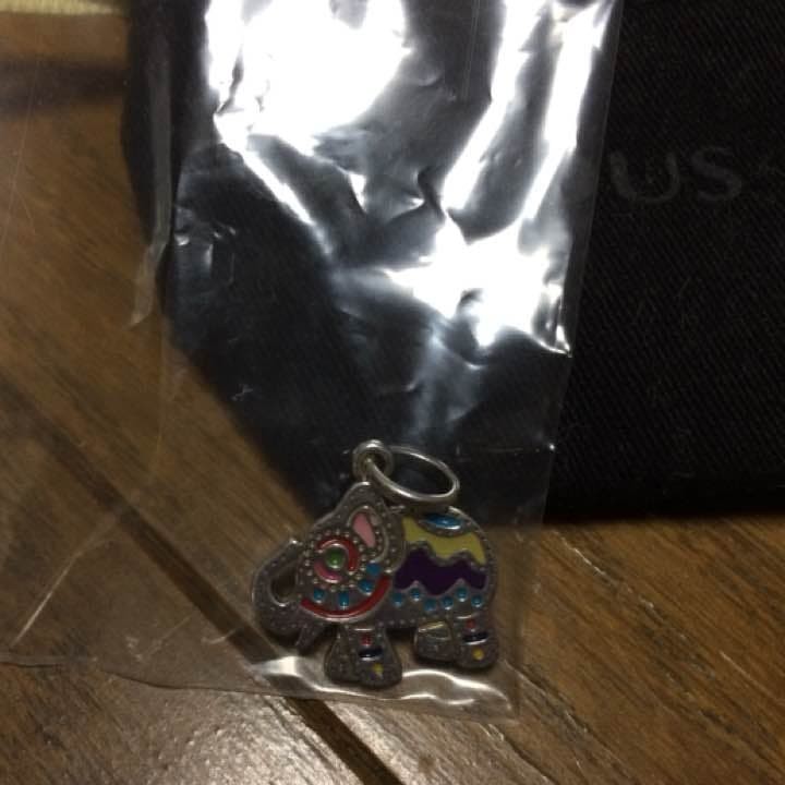 TOUS Ganesha Elefante Colgante Top Plata 925 Raro Joyería Collar Elegante D590　