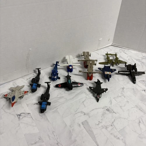 Vintage 1980s Bandai GoBots Lot of 12 (Tonka) See Conditions Toy Planes