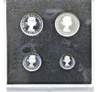 2014 Royal Mint Maundy Money 4 Coin Set .925 Sterling with OP Low Mintage