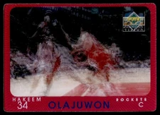 1997-98 UPPER DECK DIAMOND VISION HAKEEM OLAJUWON