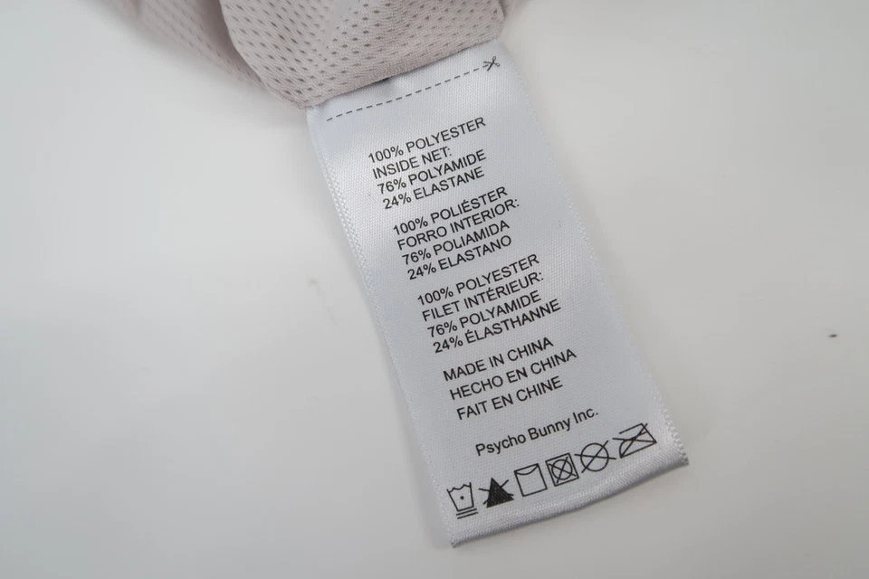 Psycho Bunny Men's 1XLT Barker All Over Print Swim Trunks Blue Navy XLT - Image 4 of 4