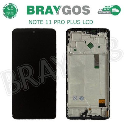 For Xiaomi Redmi Note 11 Pro Plus LCD Display Touch Screen Digitizer + Frame