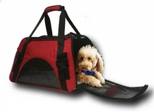 Pet Dog Cat Carrier Bag Soft Sided Comfort Travel Tote Case Airline Approved