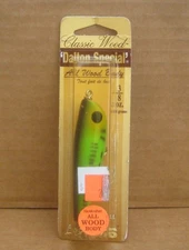 Luhr Jensen Black Bass 3" Dalton Special 3/8 oz Fishing Lure Mint on Card