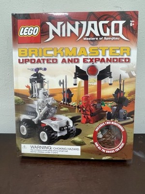 LEGO  Ninjago 2011 Brickmaster Updated Expanded Hardcover with 2 Minifigs NEW
