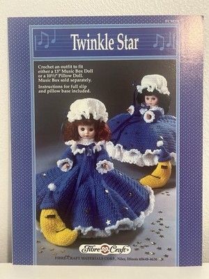 Twinkle Star to Crochet Doll Clothes | Fibre Craft FCM211