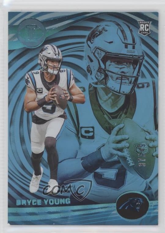 2023 Panini Illusions Platinum 37/49 Bryce Young #15 Rookie RC 18o1