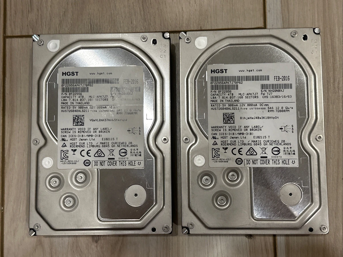 HGST 4TB Computer Internal Hard Disk Drives for sale | eBay