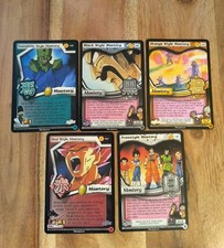 DBZ Cards Lot of 5 BUU SAGA LIMITED Non Foil Rare Dragon Ball Z Style Mastery