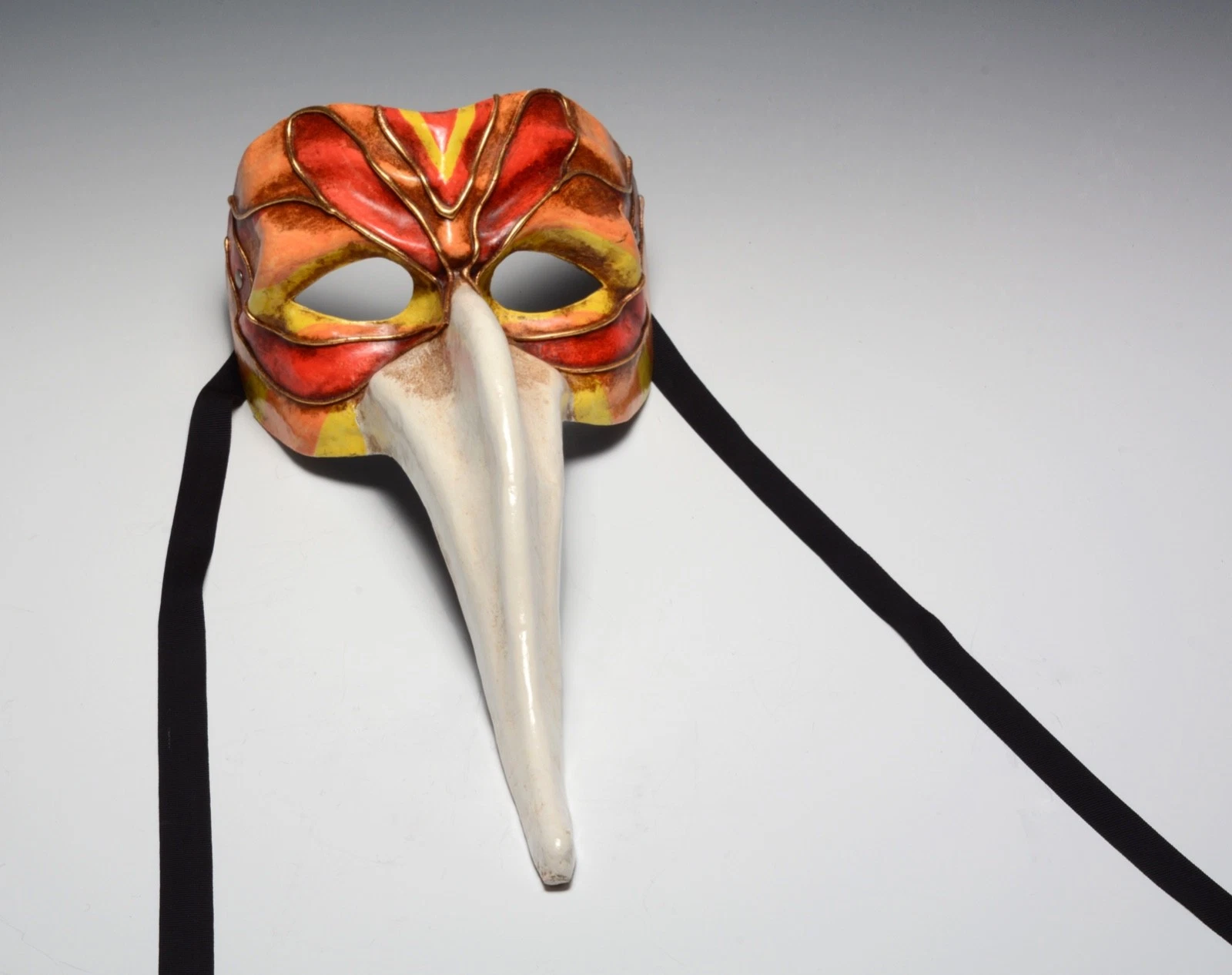 VENETIAN LONG NOSE CARNIVAL MASK