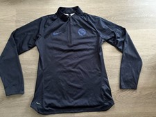 Chelsea FC Nike Shield Blue 1/4 Zip Rain Drill Training Top - Size Small