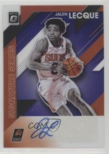 2019-20 Panini Donruss Optic Signature Series Purple Prizm Jalen Lecque Auto 0c6