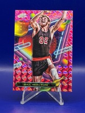 2023 Topps Cosmic Chrome Bill Walton Pink Galaxy Refractor #105 Trail Blazers