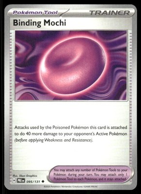 Binding Mochi 095/131 Uncommon Prismatic Evolutions Pokemon Near Mint