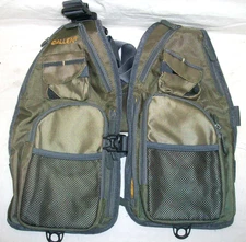 NEW Allen Company Ultra-Light Gallatin Strap Fly Fishing Vest, 14 Pockets, Green