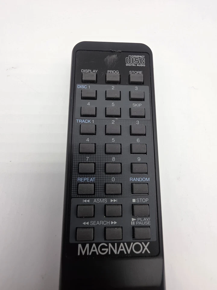 Magnavox 5 CD Changer/Player Remote Control 70801b - Untested - Image 2 of 4