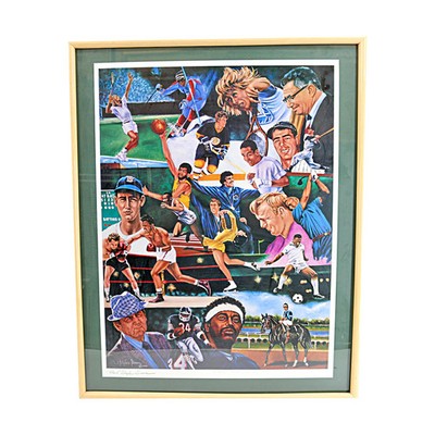 Robert Stephen Simon Framed The Greatest I've Ever Seen 22x27 Lithograph