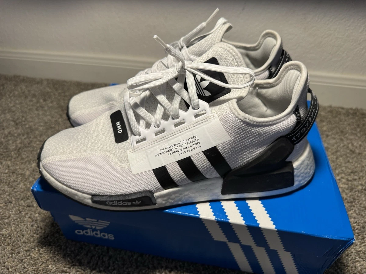 adidas gazelle silver green womens Shop White Mens adidas NMD R1 Lace Up Sneakers – Shoebacca main image 1
