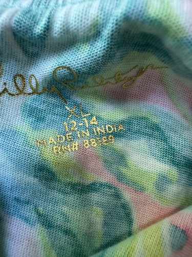 NWT LILLY PULITZER Girls Sansa Romper Multi One in a Melon XL 12-14 - Picture 4 of 8